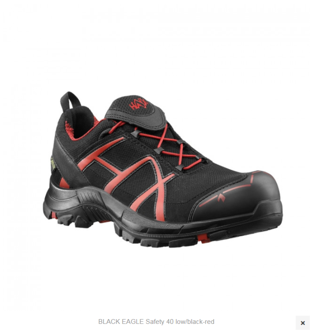 Haix BLACK EAGLE Safety 40 low/black-red UK 8.5